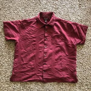 Van Heusen Short Sleeve Button Down Shirt
